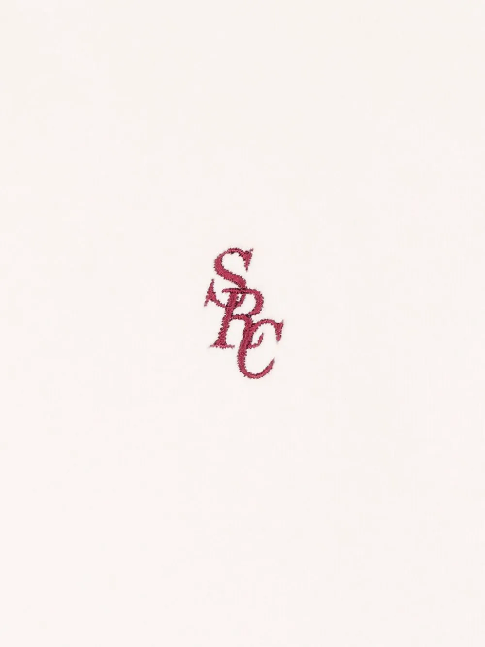 SRC Velour cotton polo shirt