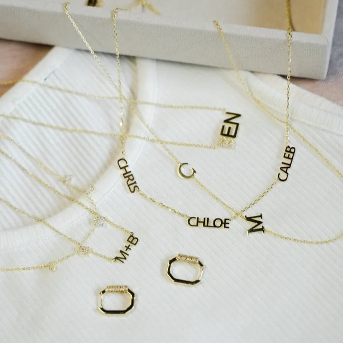 Water Resistant Custom My Mantra/Name Necklaces
