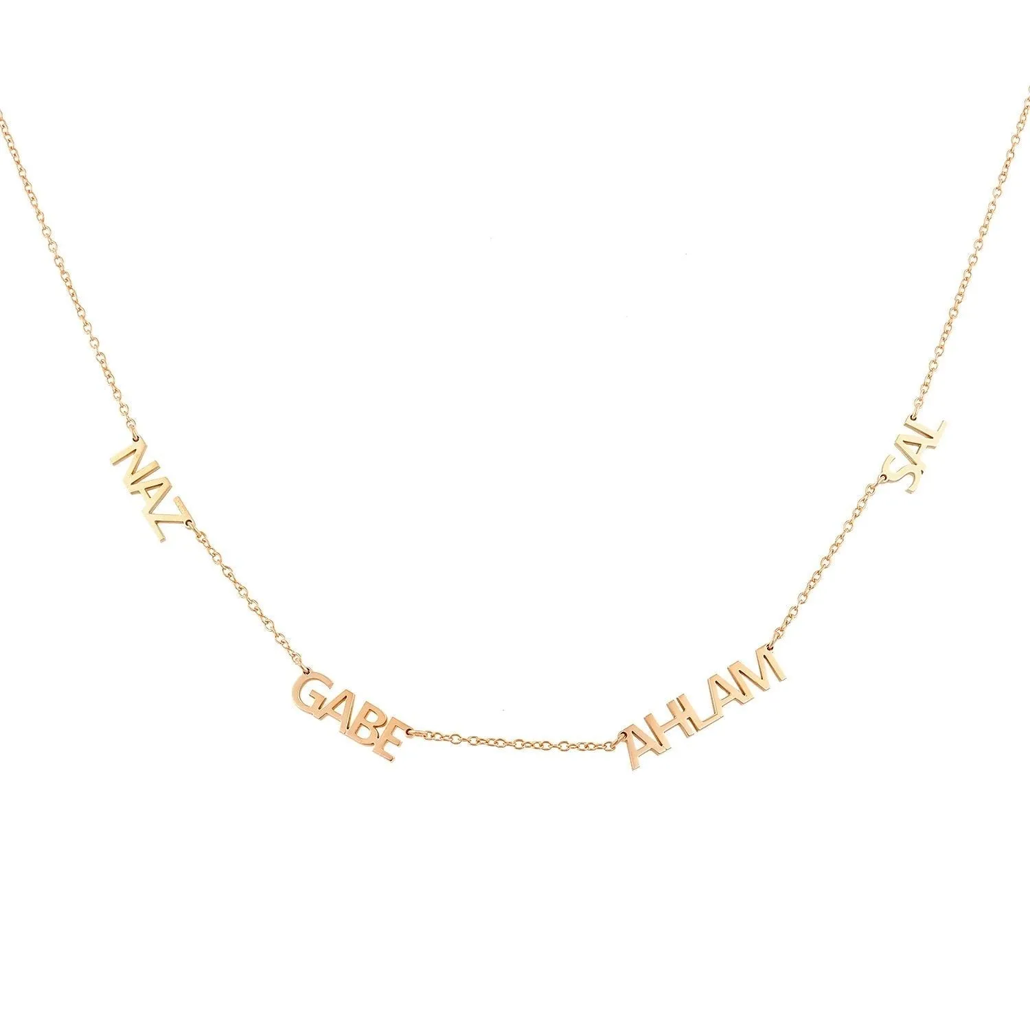 Water Resistant Custom My Mantra/Name Necklaces