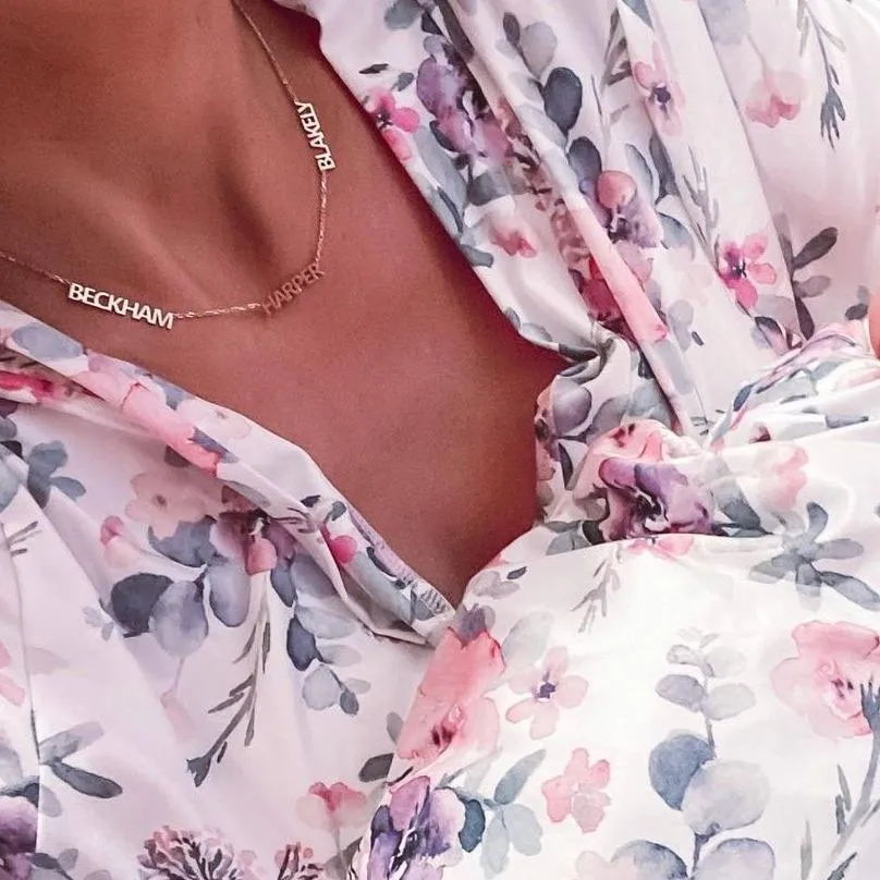 Water Resistant Custom My Mantra/Name Necklaces