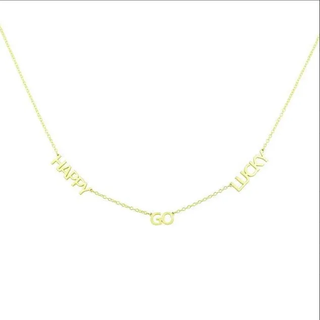Water Resistant Custom My Mantra/Name Necklaces