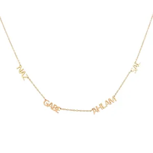 Water Resistant Custom My Mantra/Name Necklaces